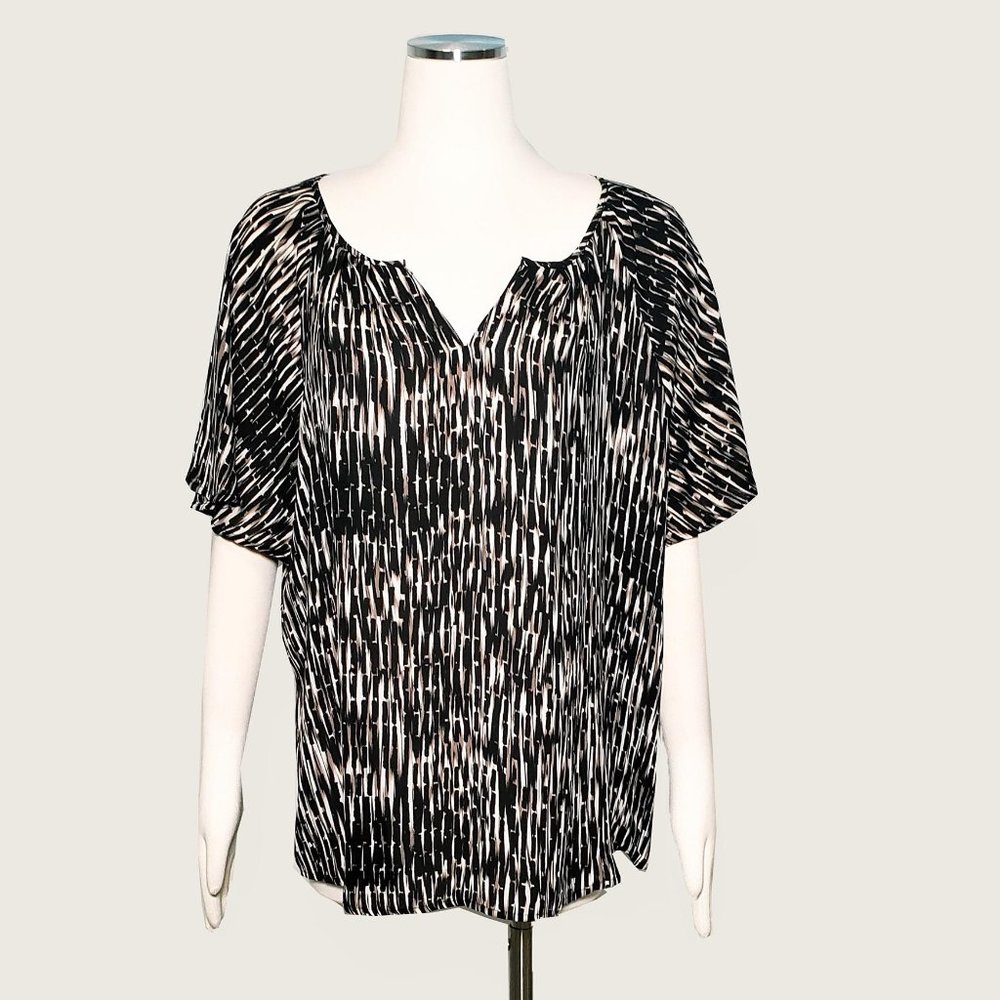 APT.9 Draped Sleeve Blouse